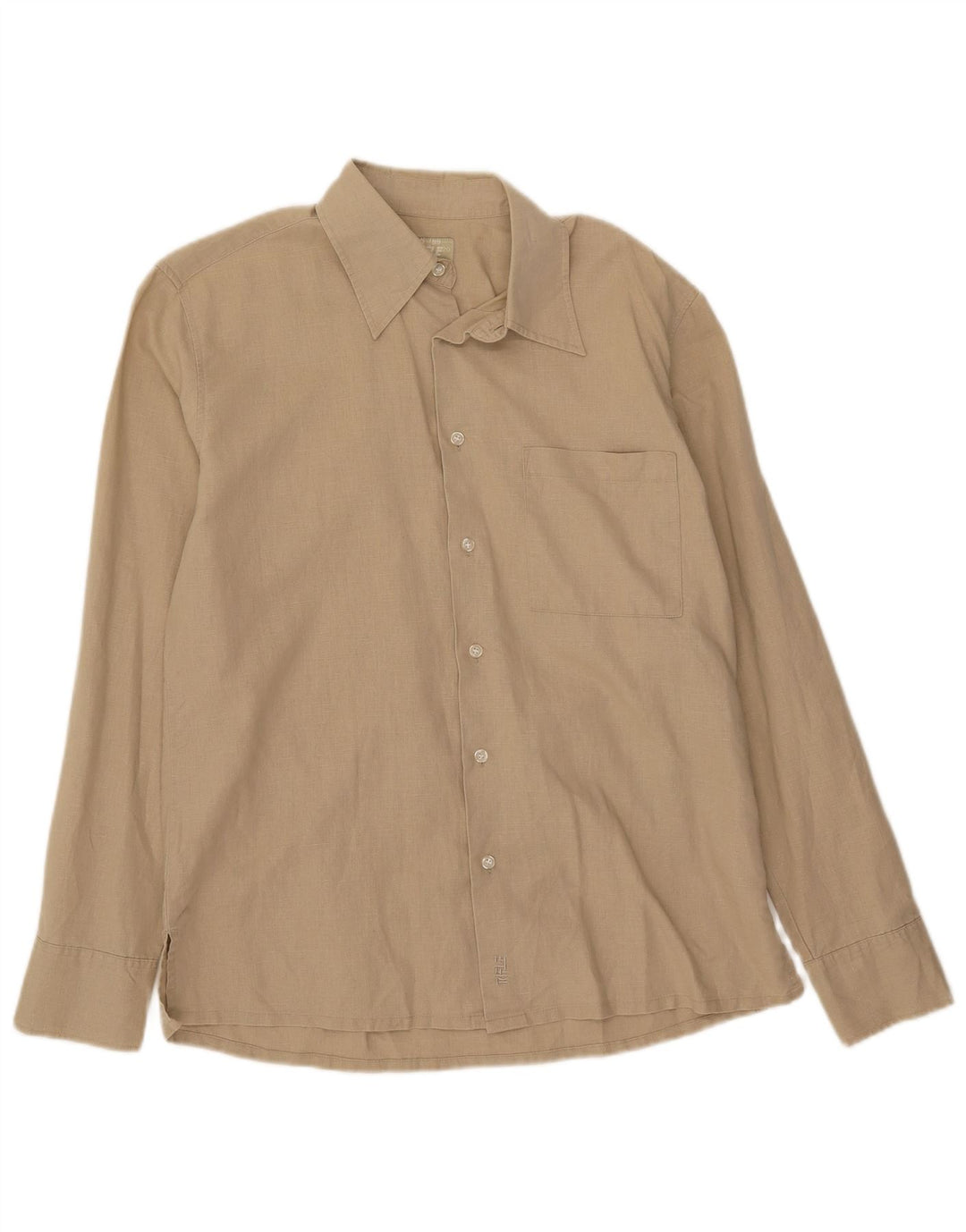 Chemise Homme Rifle Lin Beige Moyen