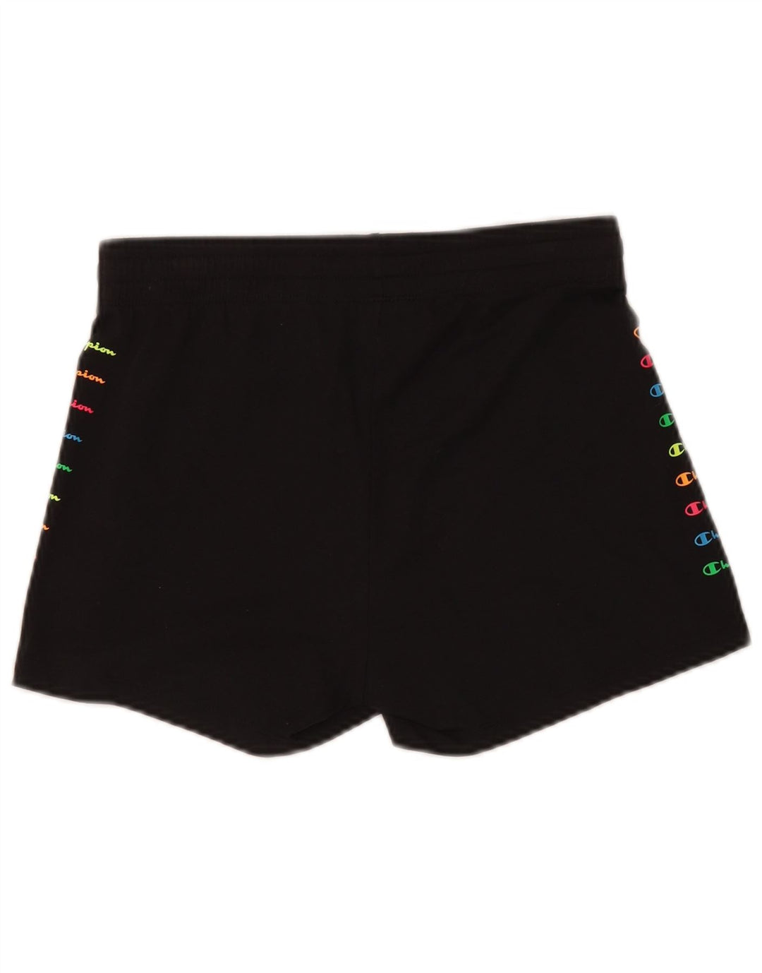 Champion Short de sport graphique pour femme UK 12 Noir moyen
