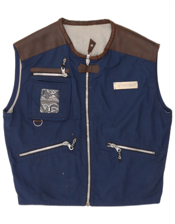 Dainese Gilet utilitaire pour homme UK 40 Large Bleu Colorblock