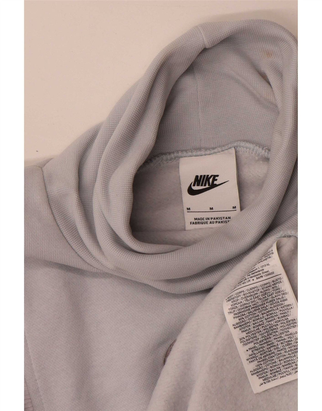 Nike Sweat-shirt graphique pour femme UK 14 Bleu moyen Colourblock