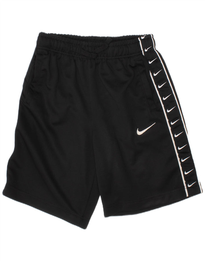 NIKE Short de sport graphique pour garçon 12-13 ans Grand Noir Polyester