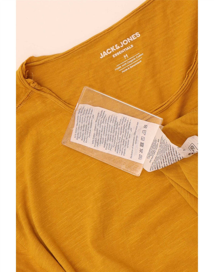 Jack & Jones T-Shirt Regular Fit Homme Jaune Moyen Coton