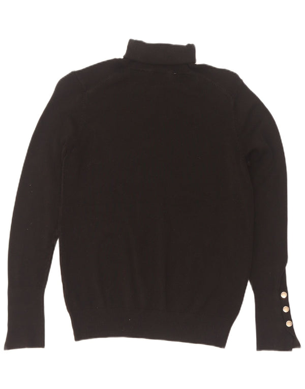 Zara Pull col roulé pour femme UK 12 Noir moyen