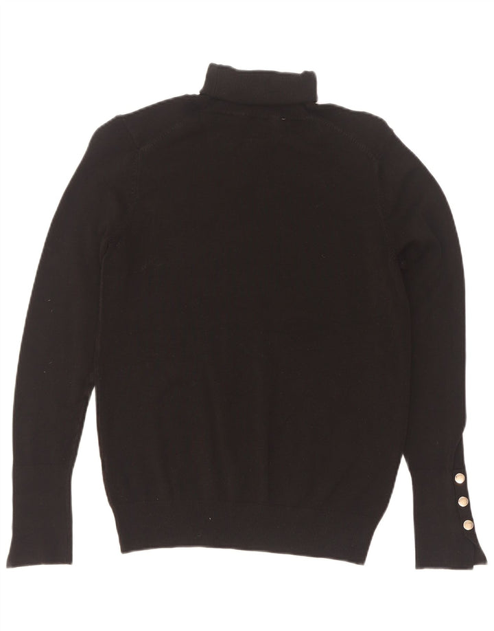 Zara Pull col roulé pour femme UK 12 Noir moyen