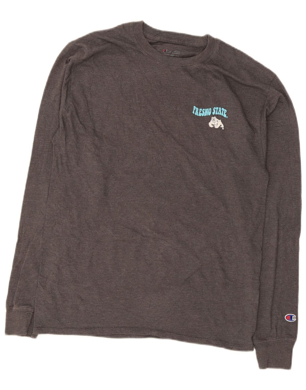 Champion Haut à Manches Longues Fresno State Bulldogs Homme Gris Moyen