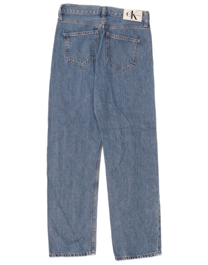 Calvin Klein Jean droit femme W27 L28 bleu coton