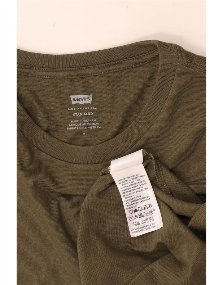 Levi's Tee-Shirt Standard Homme Kaki Moyen Coton