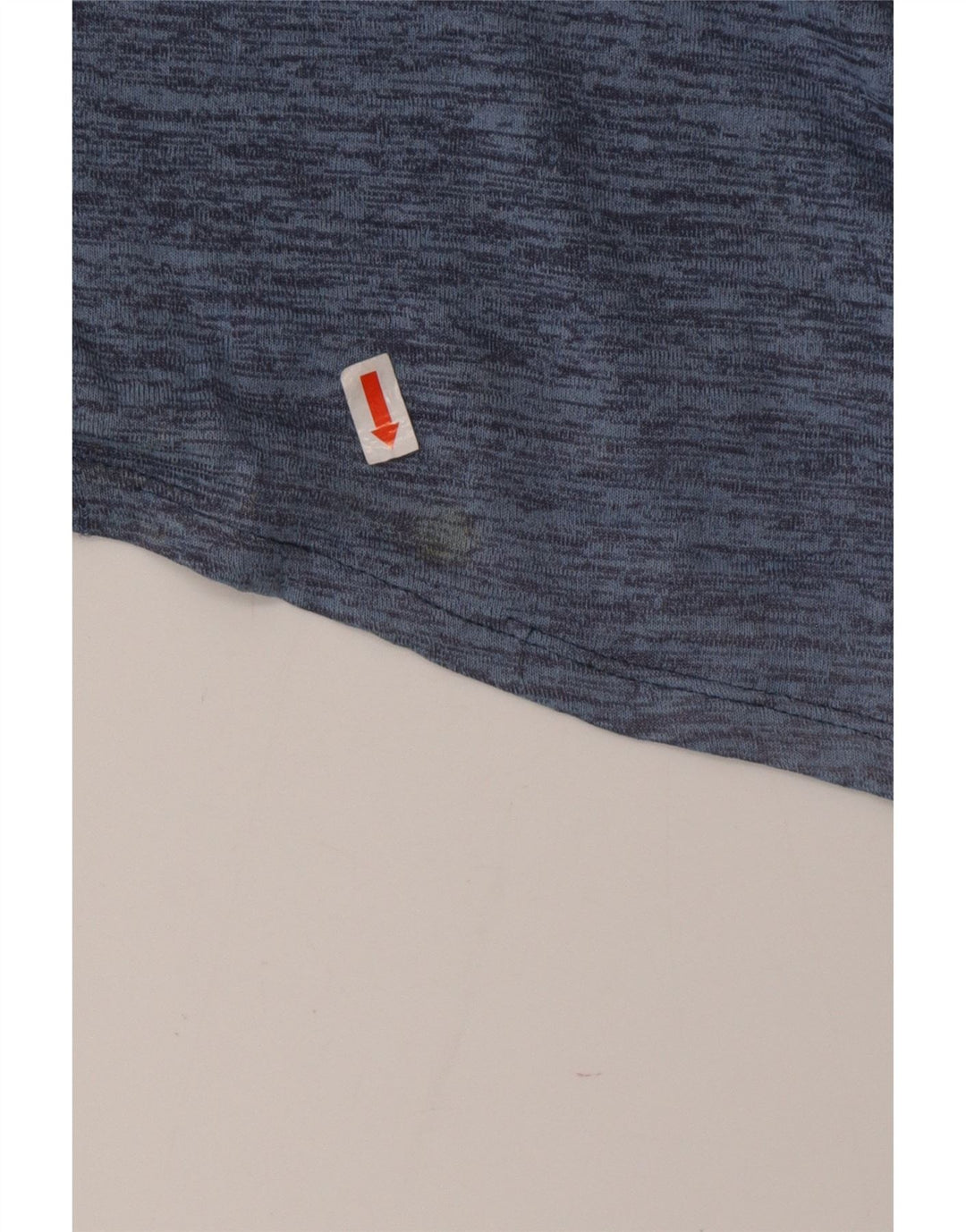 NIKE Homme Dri Fit T-Shirt Top XL Bleu Moucheté Polyester