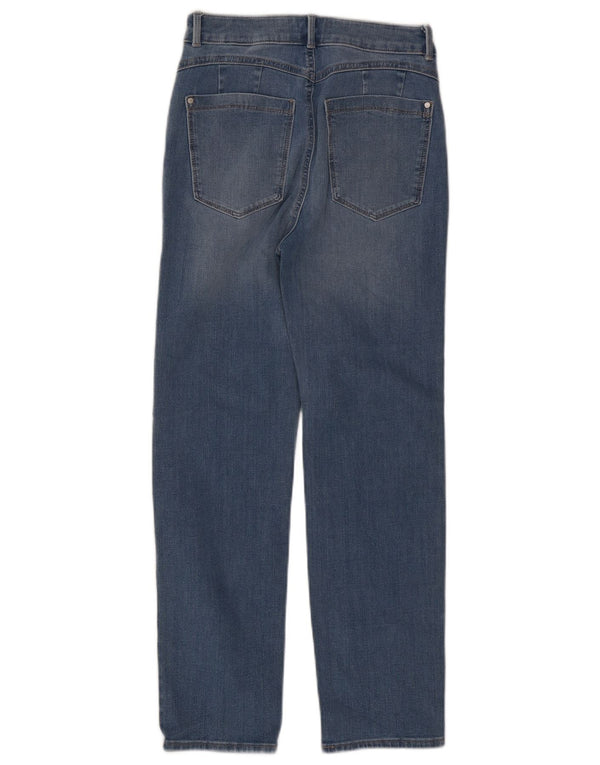 Marks & Spencer Jean droit Sienna pour femme UK 10 Small W27 L27 Bleu