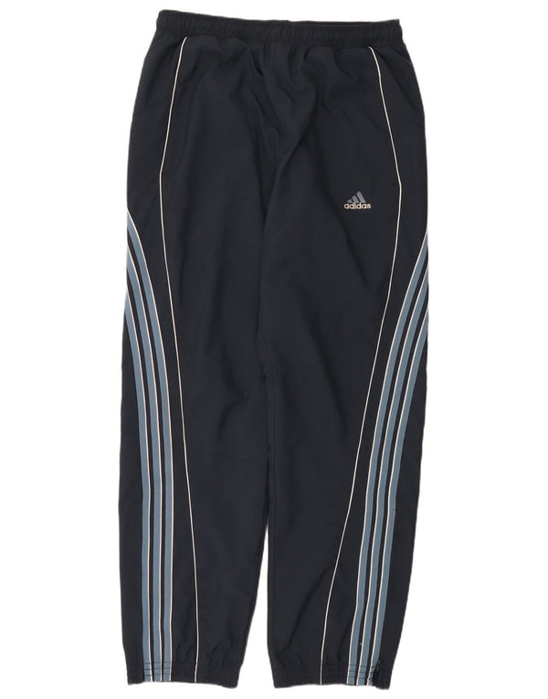 Adidas Pantalon de survêtement pour homme Joggers Large Polyester rayé bleu marine