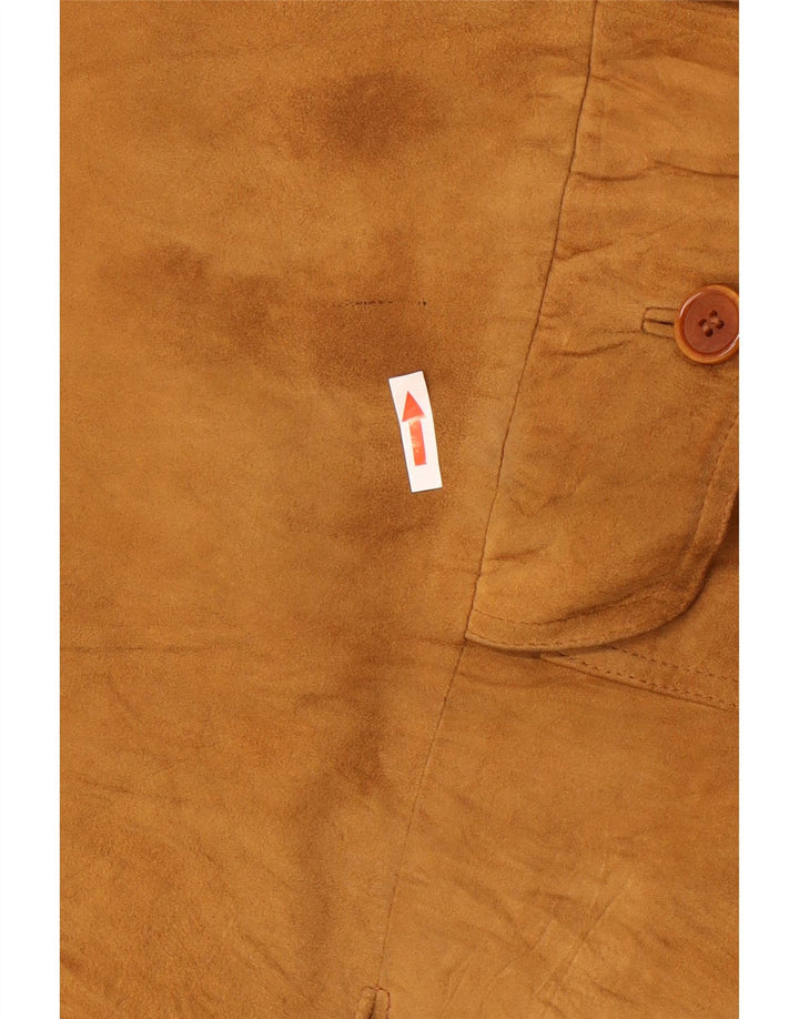 Belfe & Belfe Blouson Bomber En Daim Homme IT 60 5XL Cuir Marron