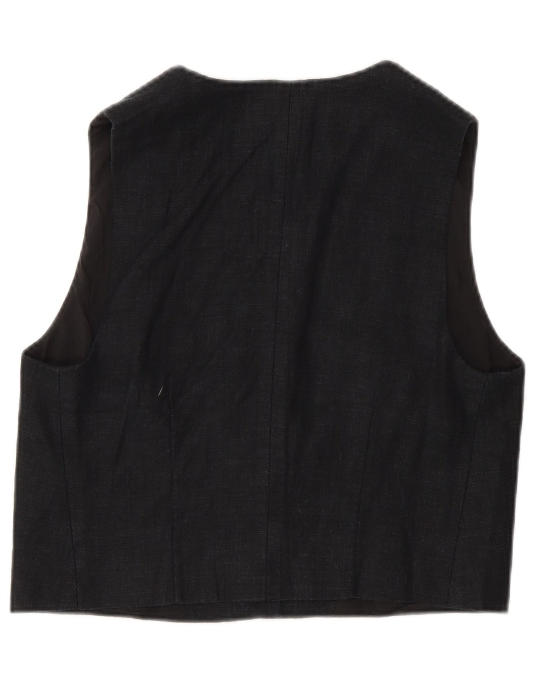 Marks & Spencer Gilet court pour femme UK 10 Petit lin noir