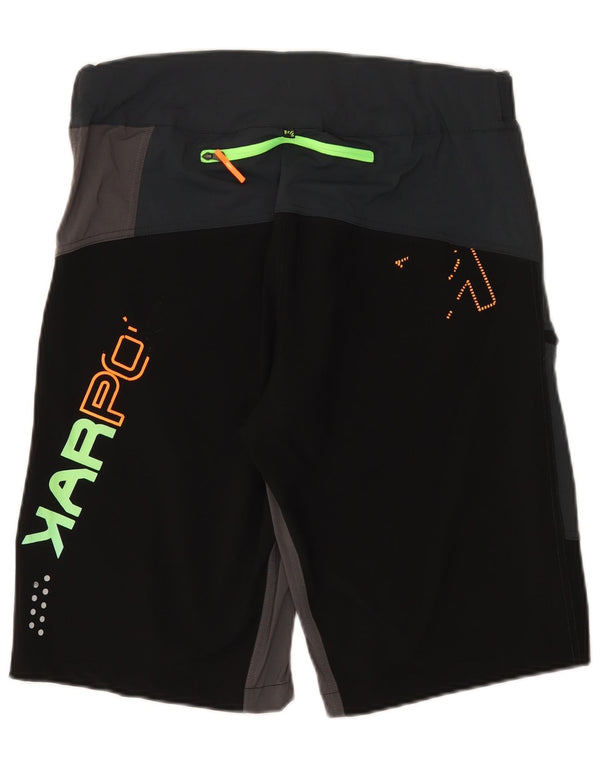 Karpos Short de randonnée graphique pour hommes Large W34 Gris Colorblock Polyester