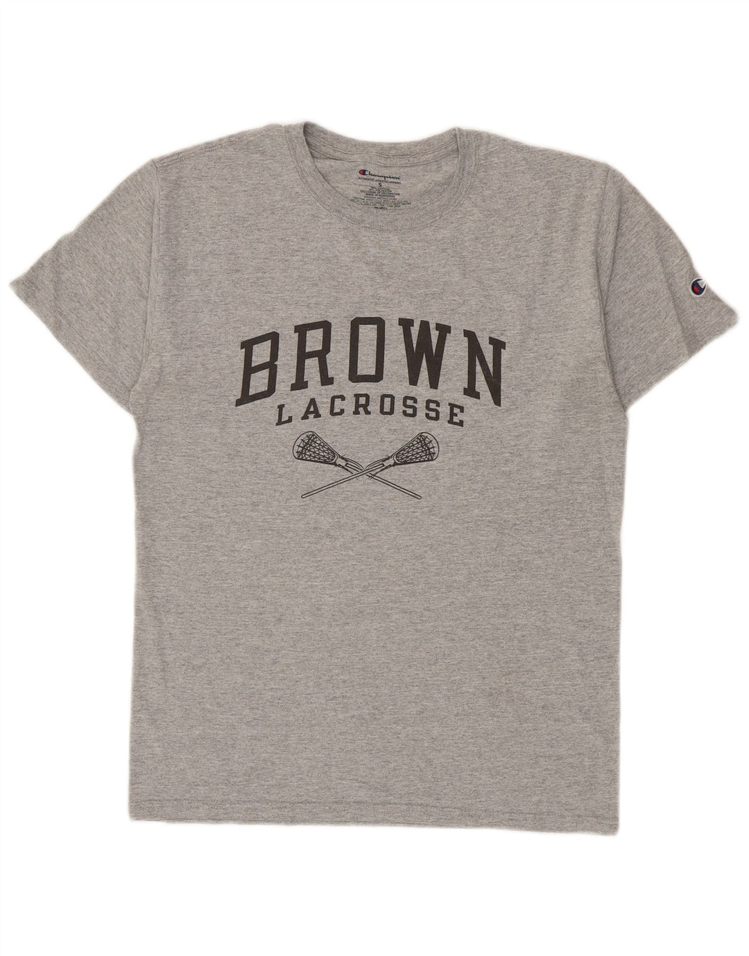 Champion T-Shirt Graphique Homme Petit Gris Coton