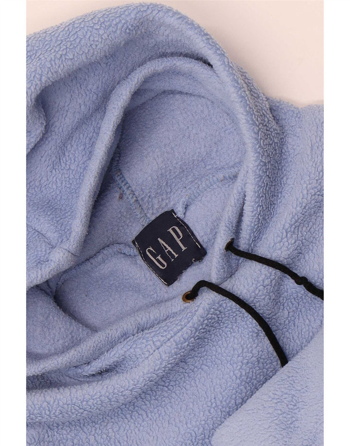 Gap Pull Polaire à Capuche Graphique Homme Bleu Moyen