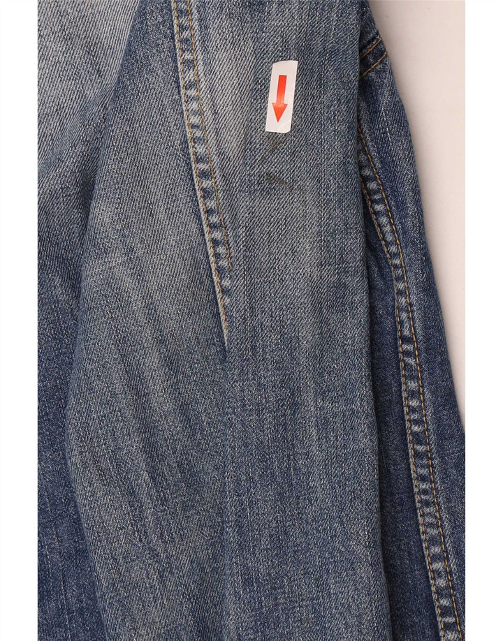 Levi's Veste en jean délavé à l'acide pour homme UK 38 Bleu moyen Coton Classique