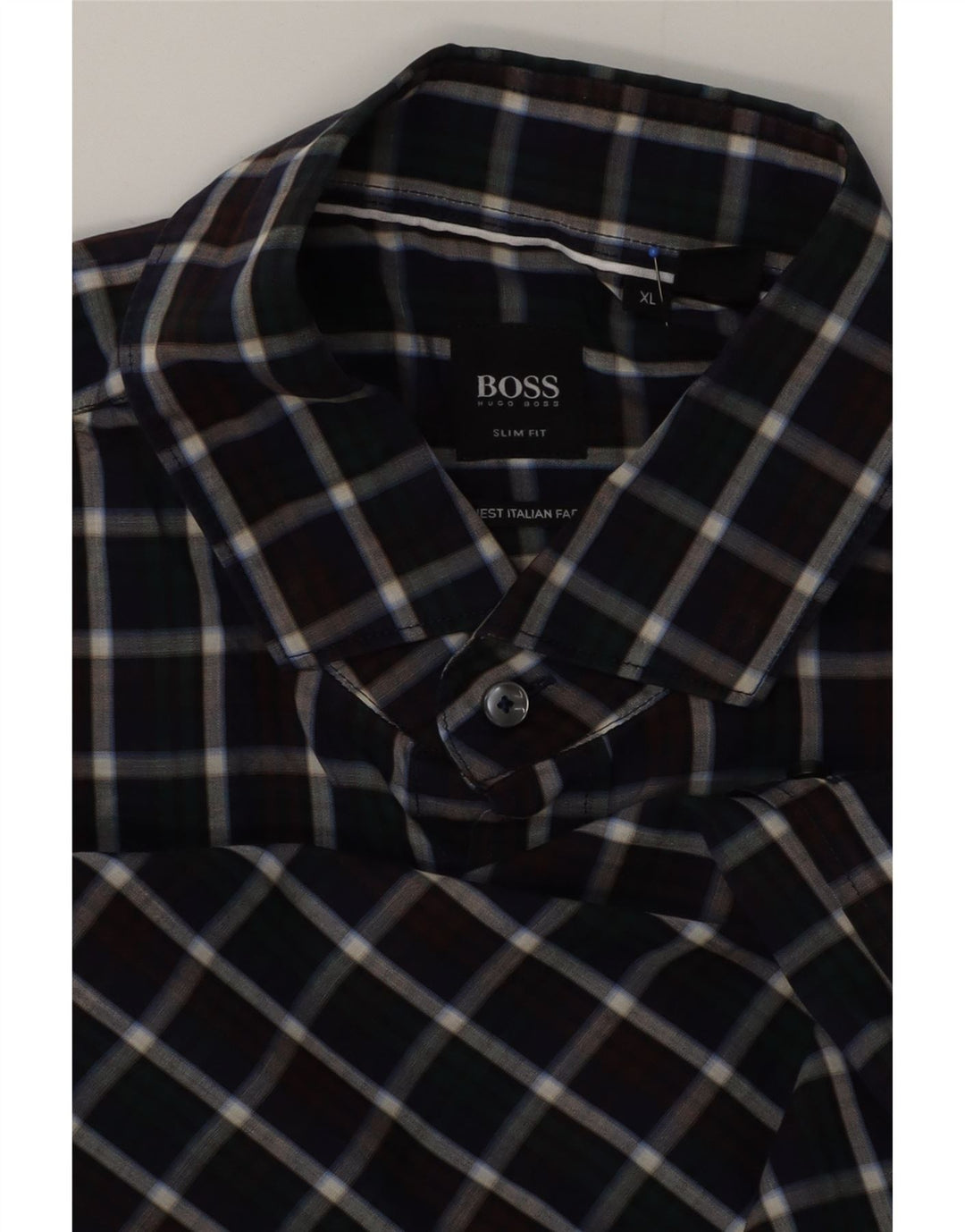 Hugo Boss Chemise Slim Fit XL Carreaux multicolores
