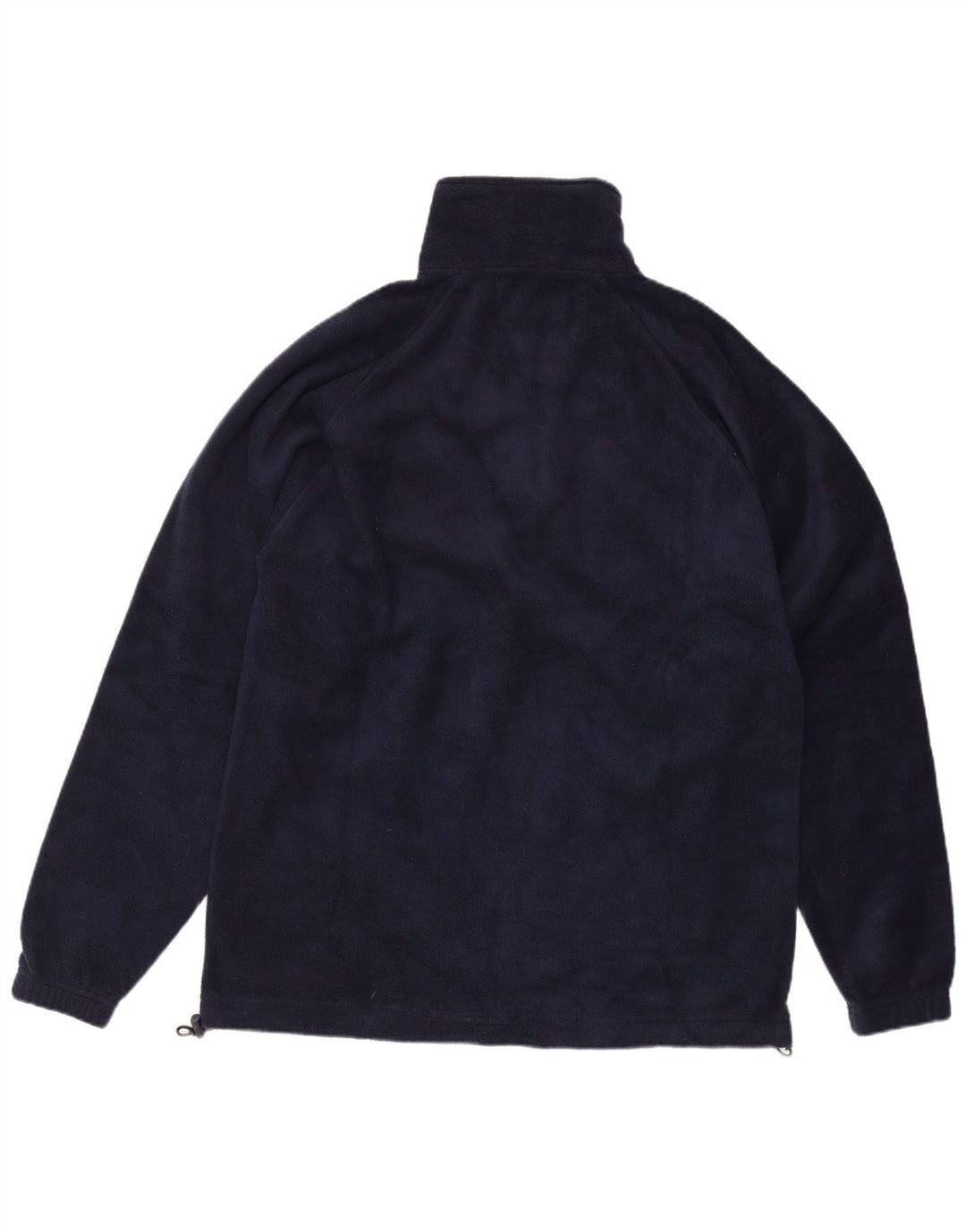 Kappa Pull polaire à col zippé pour homme, grand, bleu marine, polyester