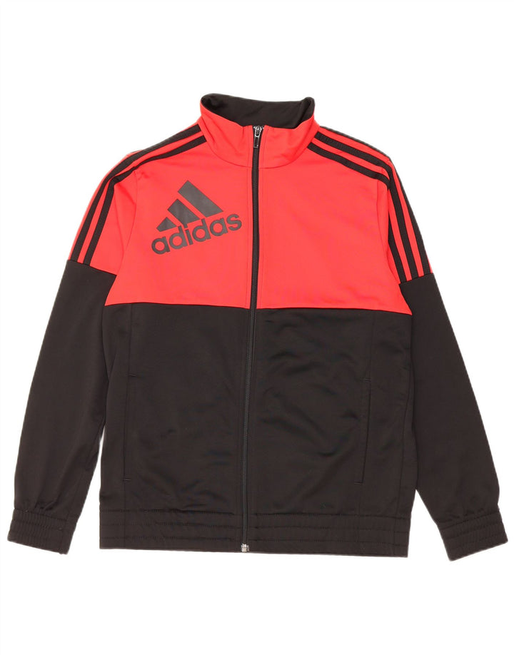 ADIDAS Veste de survêtement graphique pour garçon 13-14 ans Noir Colourblock
