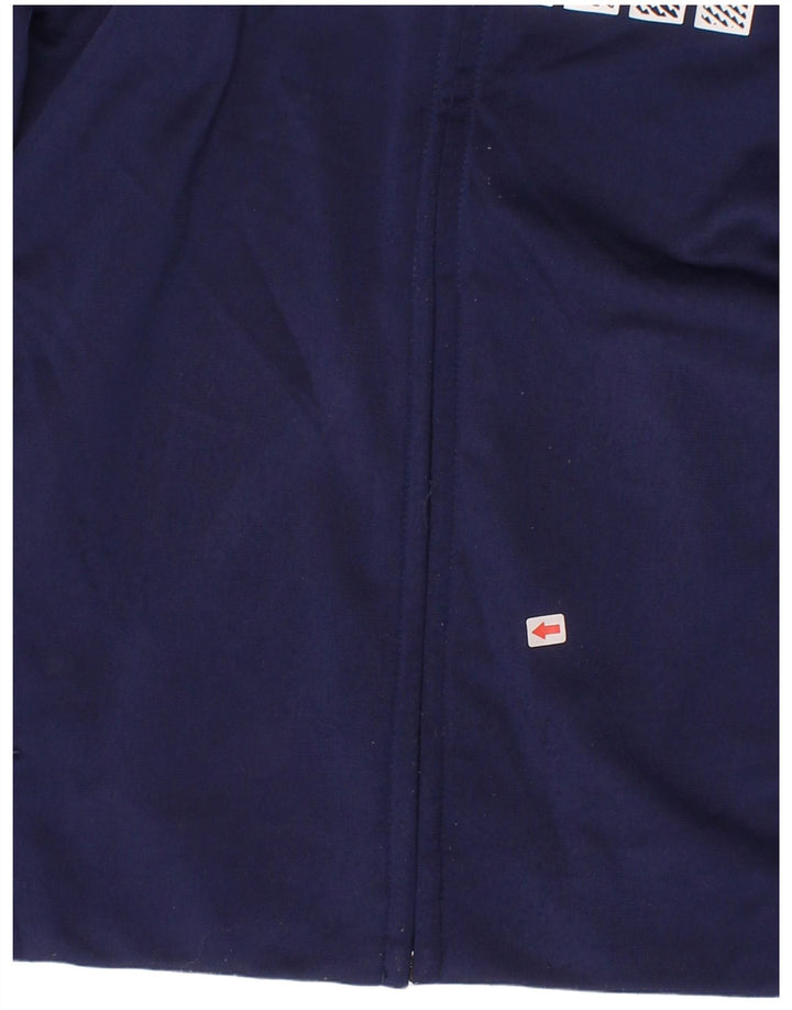 Puma Veste de survêtement graphique pour garçon 7-8 ans Bleu marine Colourblock