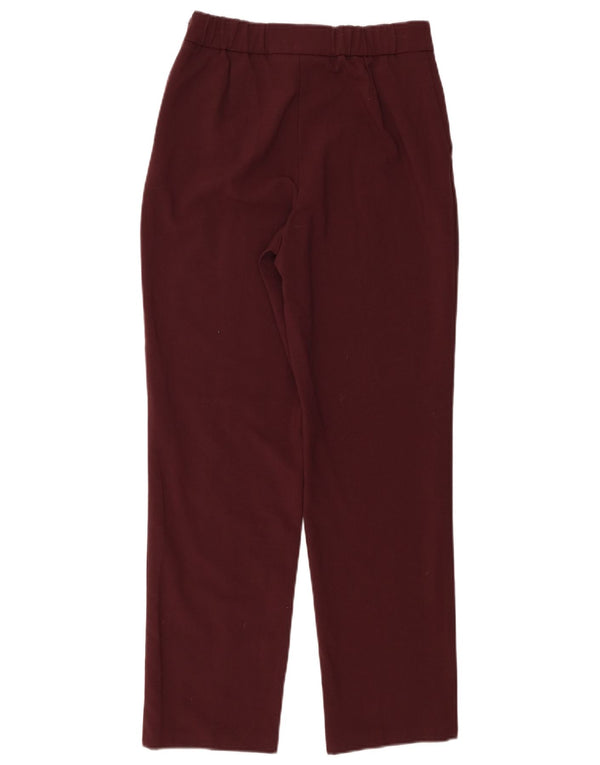 Marks & Spencer Pantalon droit décontracté pour femme UK 8 Small W28 L28 Marron