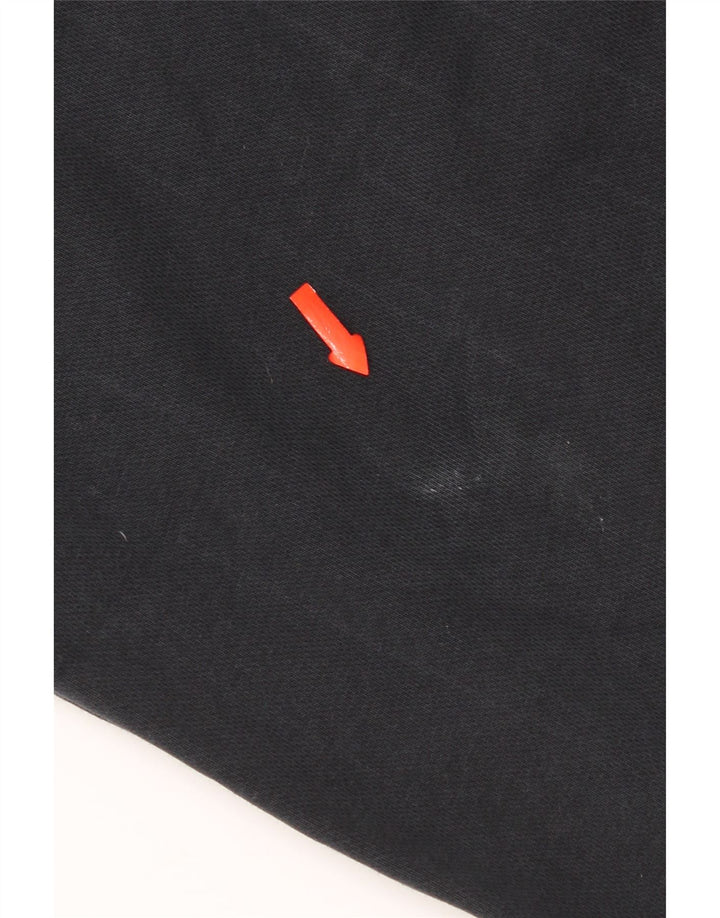 Nike Pull à capuche graphique en coton noir moyen pour homme