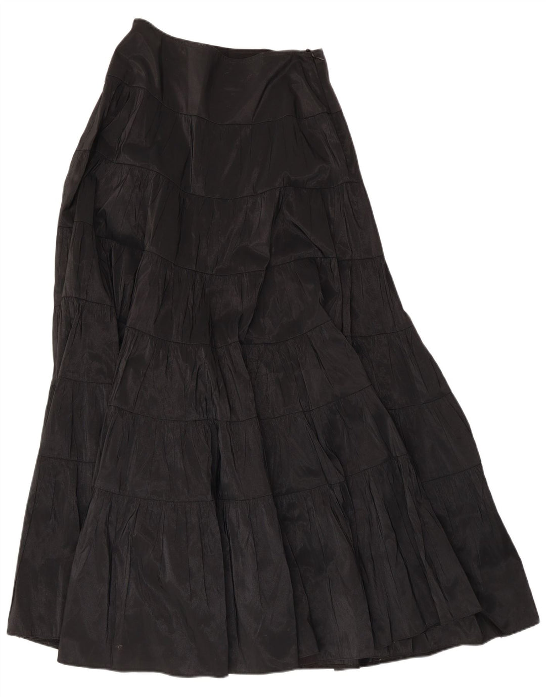Murek Femme Maxi Taille Haute Jupe Étagée W30 Moyen Noir