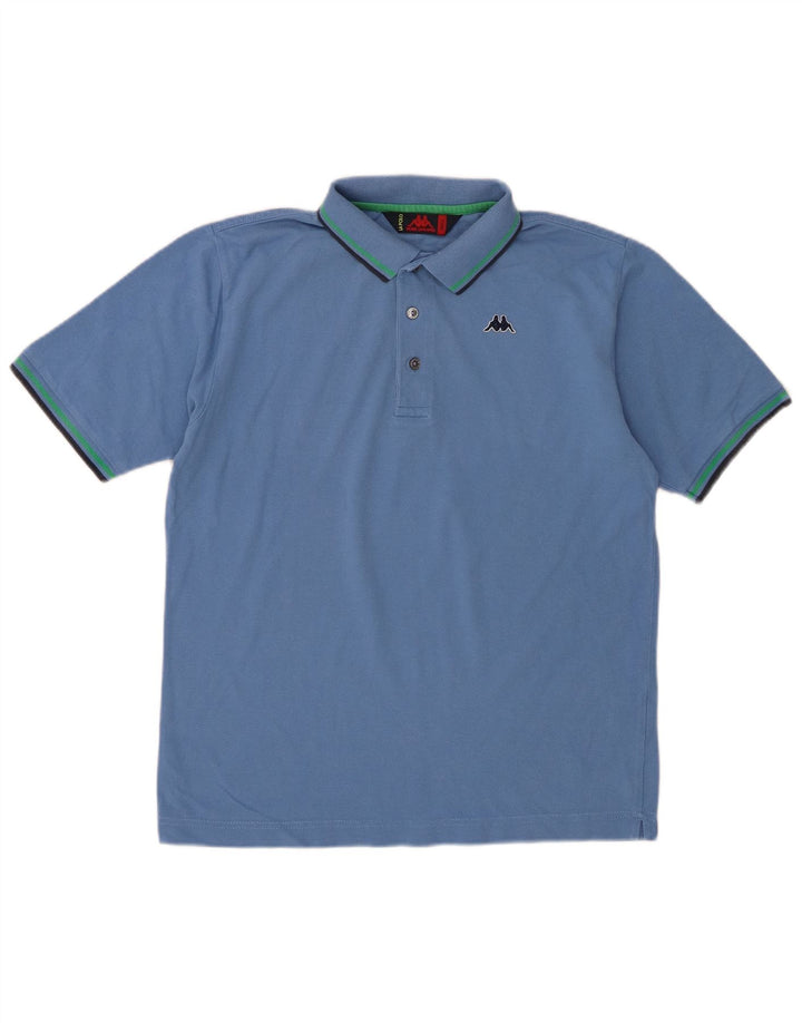 Kappa Polo Homme Petit Bleu Coton