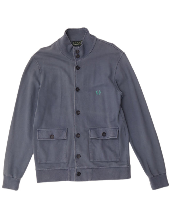 Fred Perry Veste de survêtement pour homme Taille L Bleu