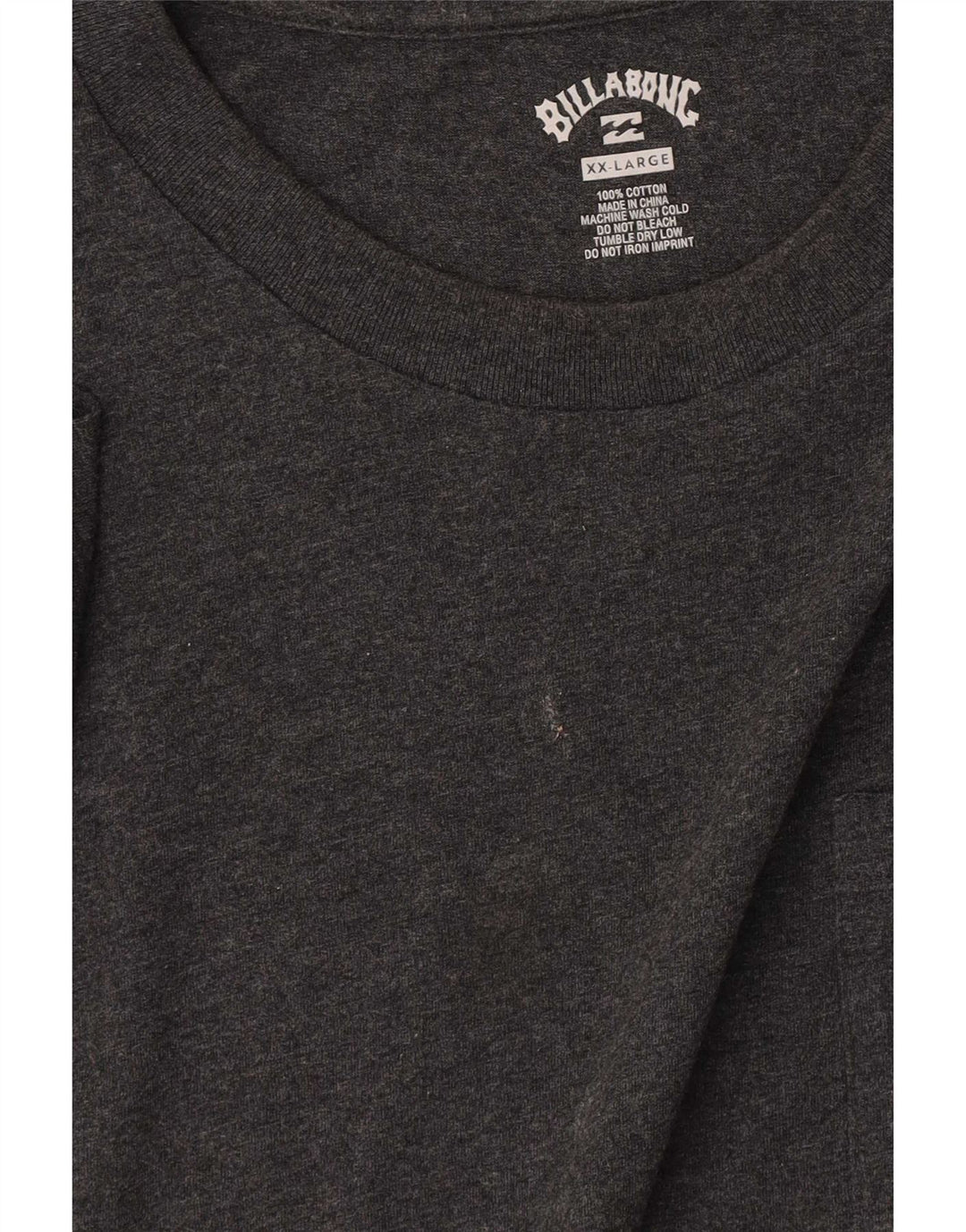 Billabong T-Shirt Homme Top 2XL Gris Coton
