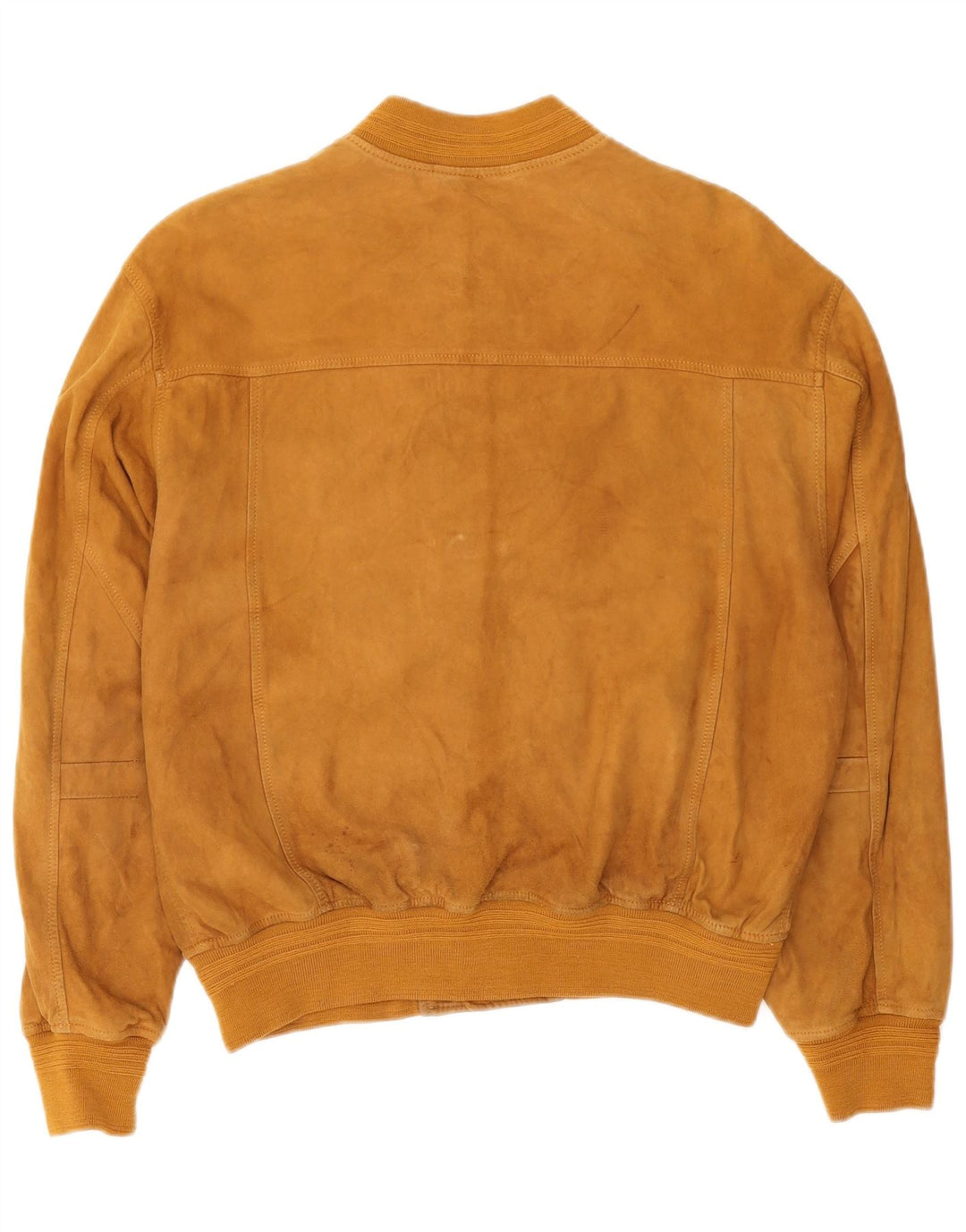 Burton Veste bomber en daim pour homme UK 38 Cuir marron moyen