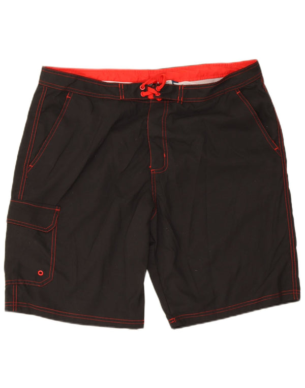 Mountain Warehouse Short de Bain Cargo Homme XL Noir Polyester