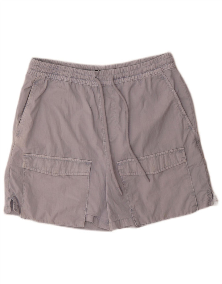 Zara Short Cargo Homme Moyen W31 Gris Coton