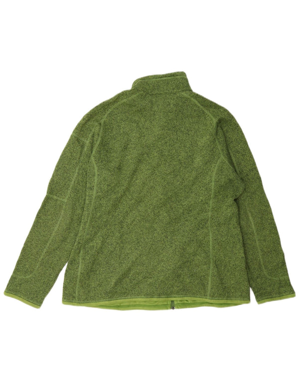 Patagonia Hommes Survêtement Top Veste XL Vert Moucheté Polyester