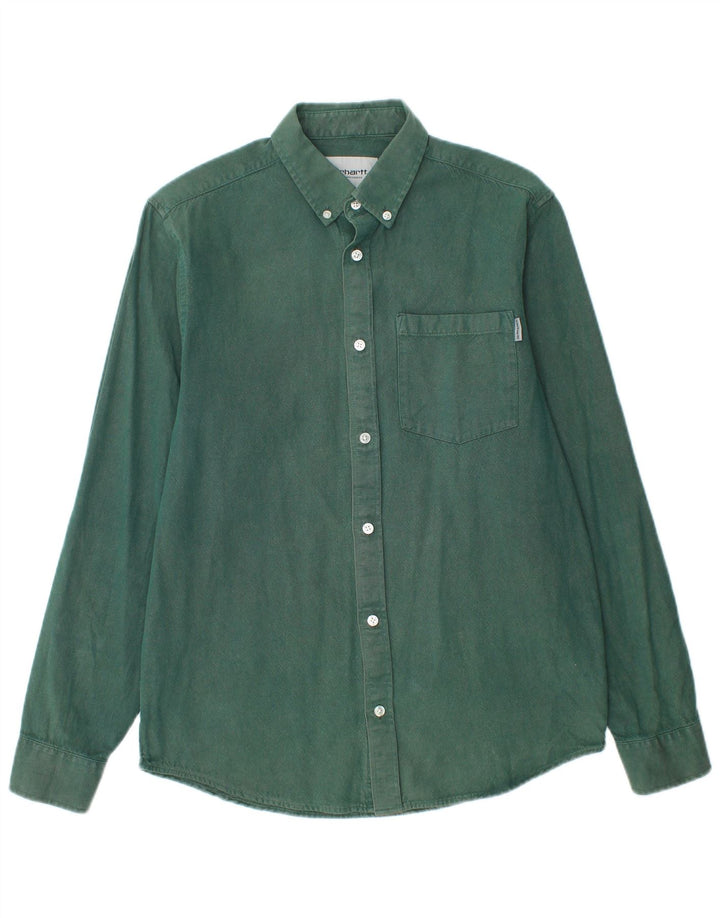 Carhartt Chemise Homme Petit Coton Vert