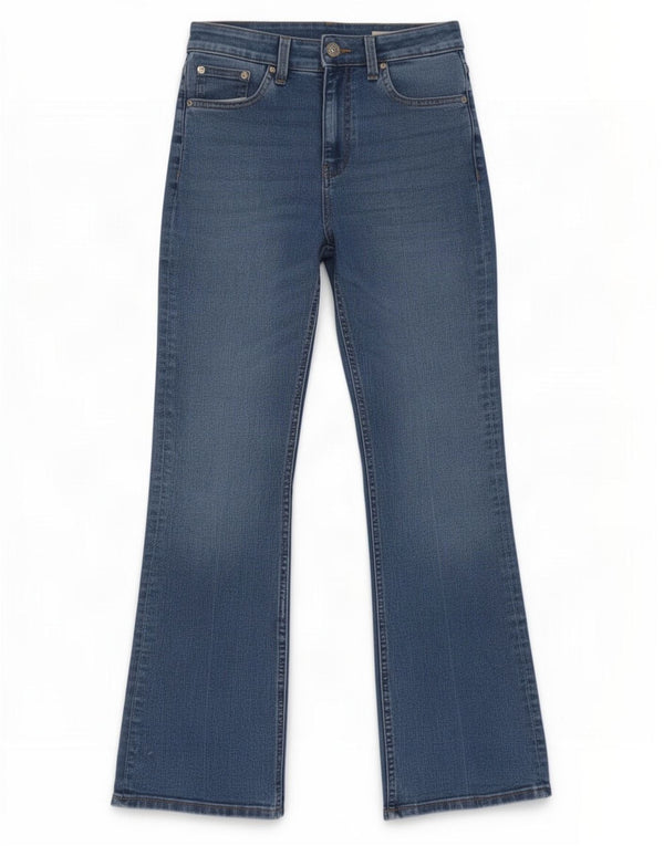 Marks & Spencer Jean bootcut The Eva pour femme UK 10 Small W28 L29 Bleu