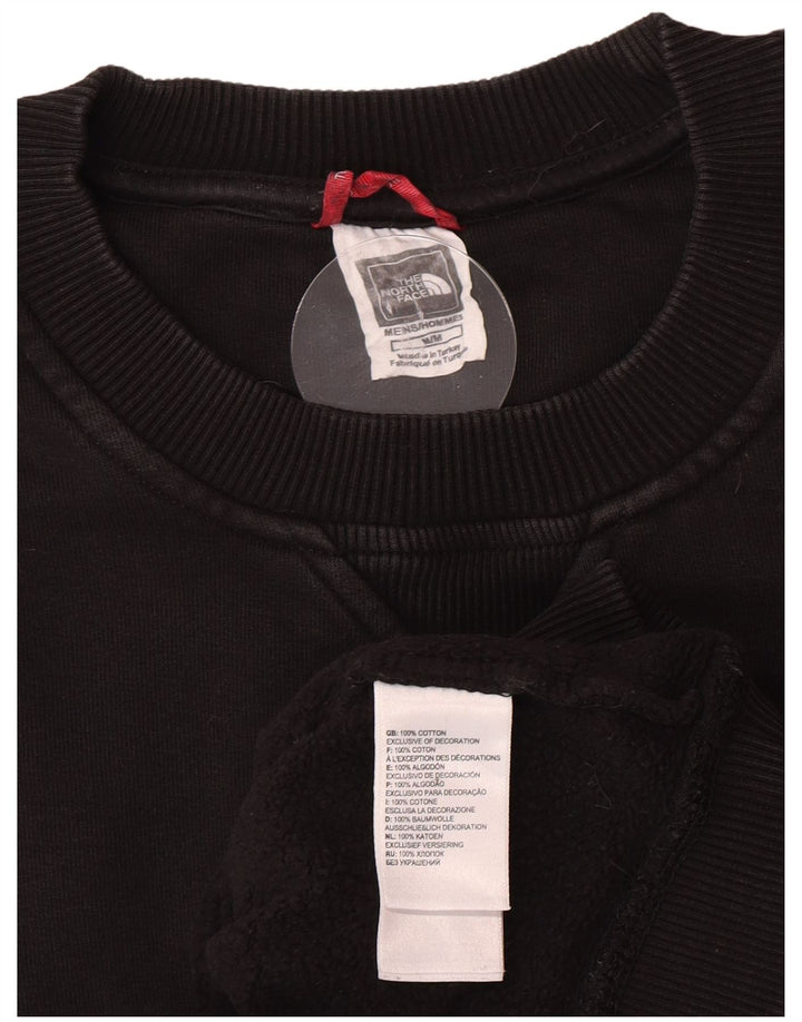 The North Face Sweat-shirt graphique pour homme en coton noir moyen