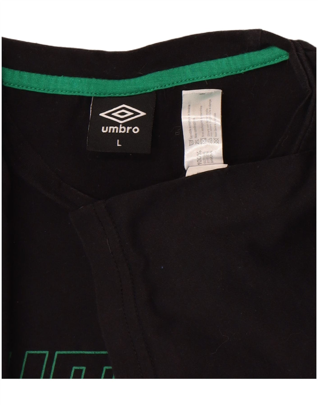 Umbro T-Shirt Graphique Homme Grand Noir Coton