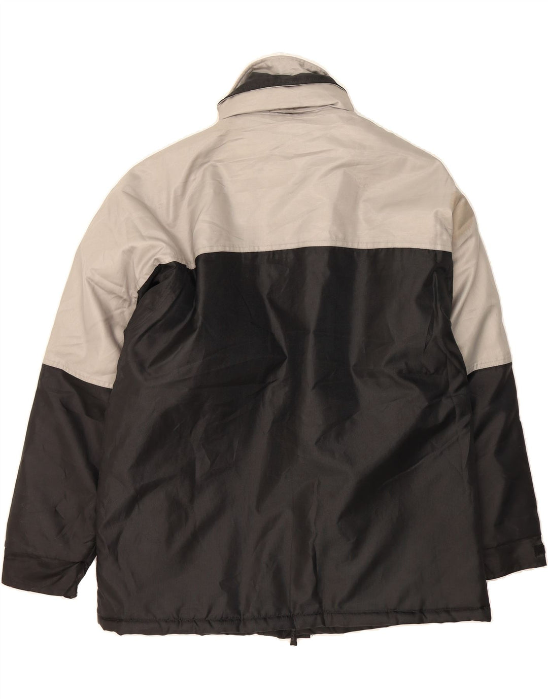 ASPEN Mens Windbreaker Jacket UK 38 Medium Black Colourblock Polyamide Vintage Aspen and Second-Hand Aspen from Messina Hembry 