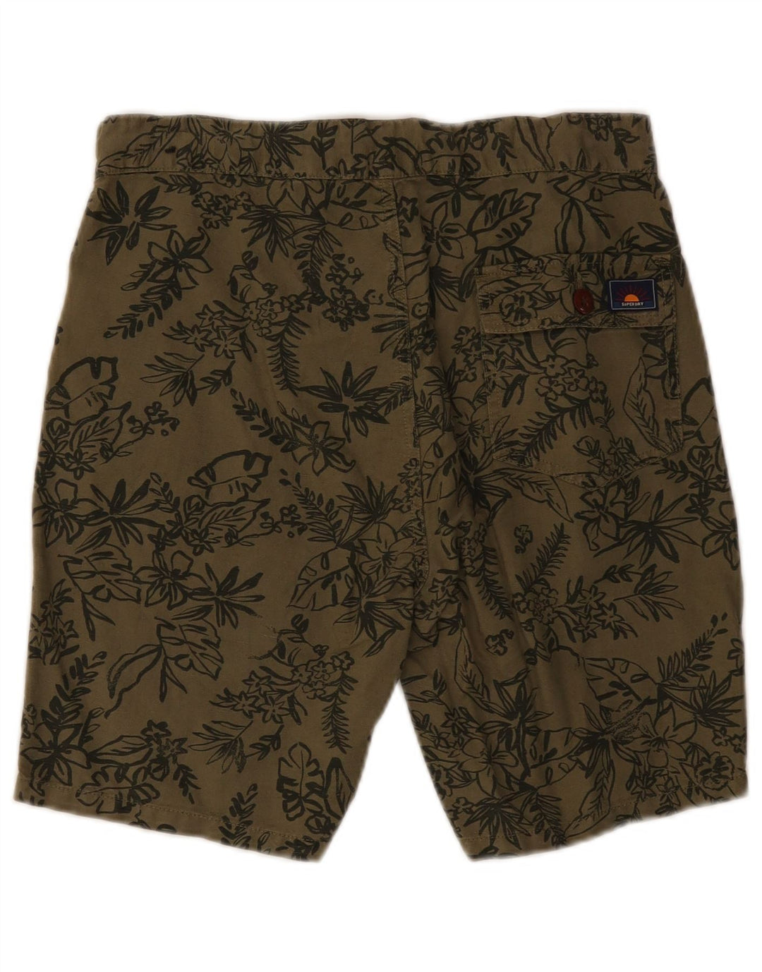 Superdry Short Chino W30 Homme Kaki Moyen Floral