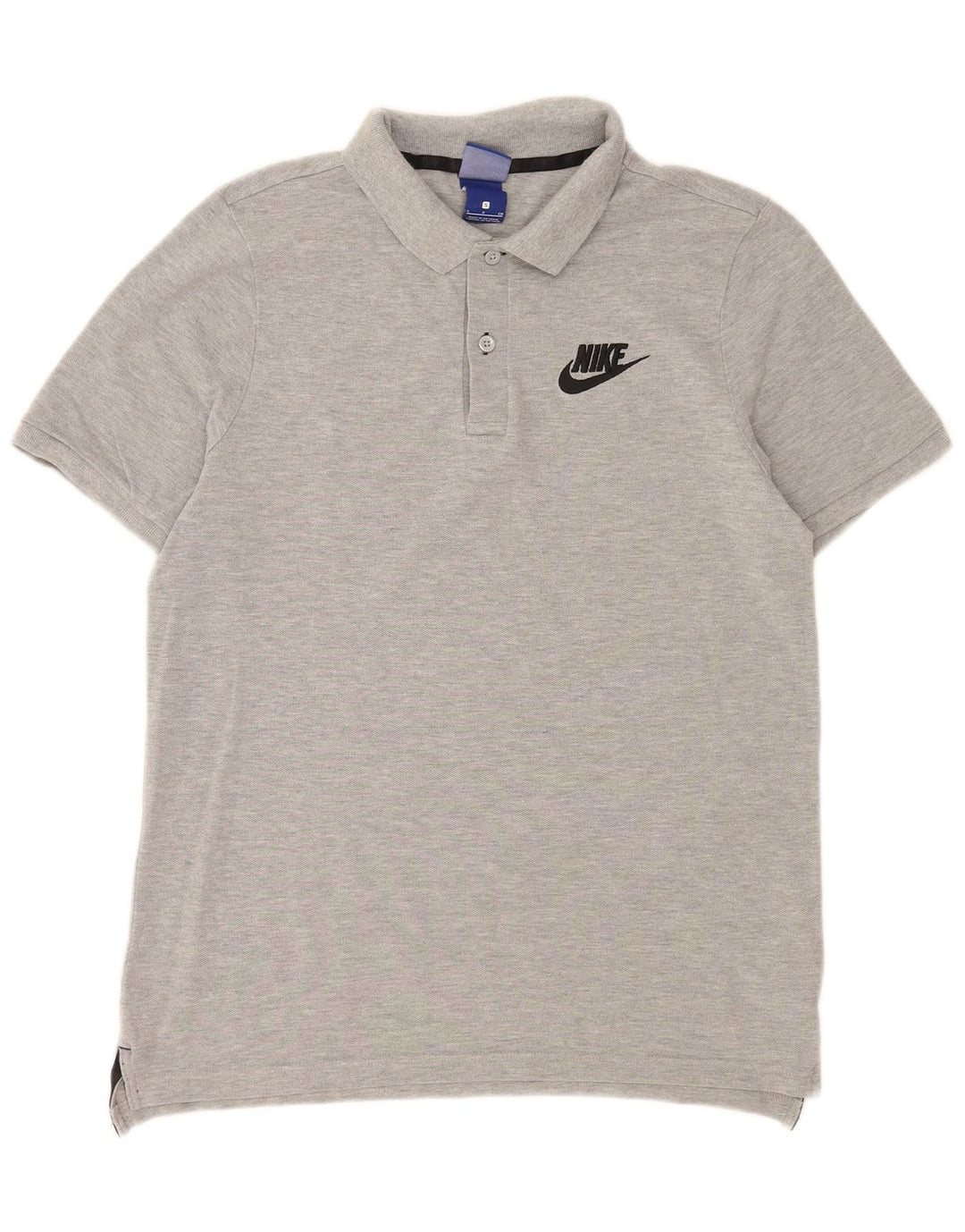 Nike Polo Homme Petit Gris Coton