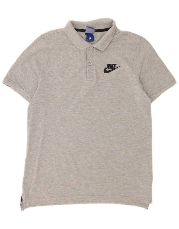 Nike Polo Homme Petit Gris Coton
