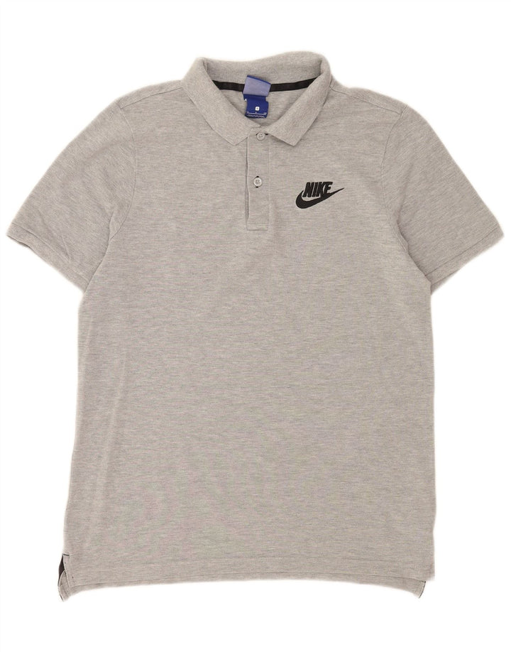 Nike Polo Homme Petit Gris Coton