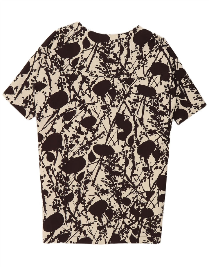 Erika Cavallini Robe droite surdimensionnée pour femme IT 40 Petit Noir Géométrique