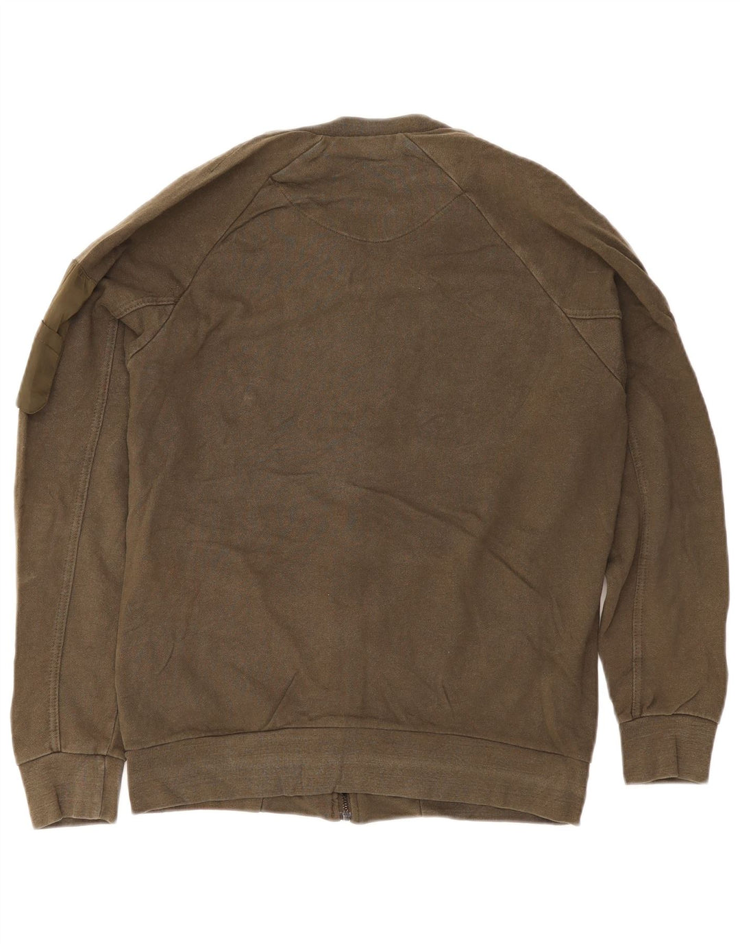 Zara Mens Survêtement Top Jacket Large Kaki Coton