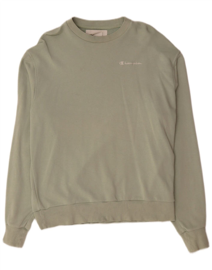 Champion Sweat-Shirt Homme Vert Moyen Coton