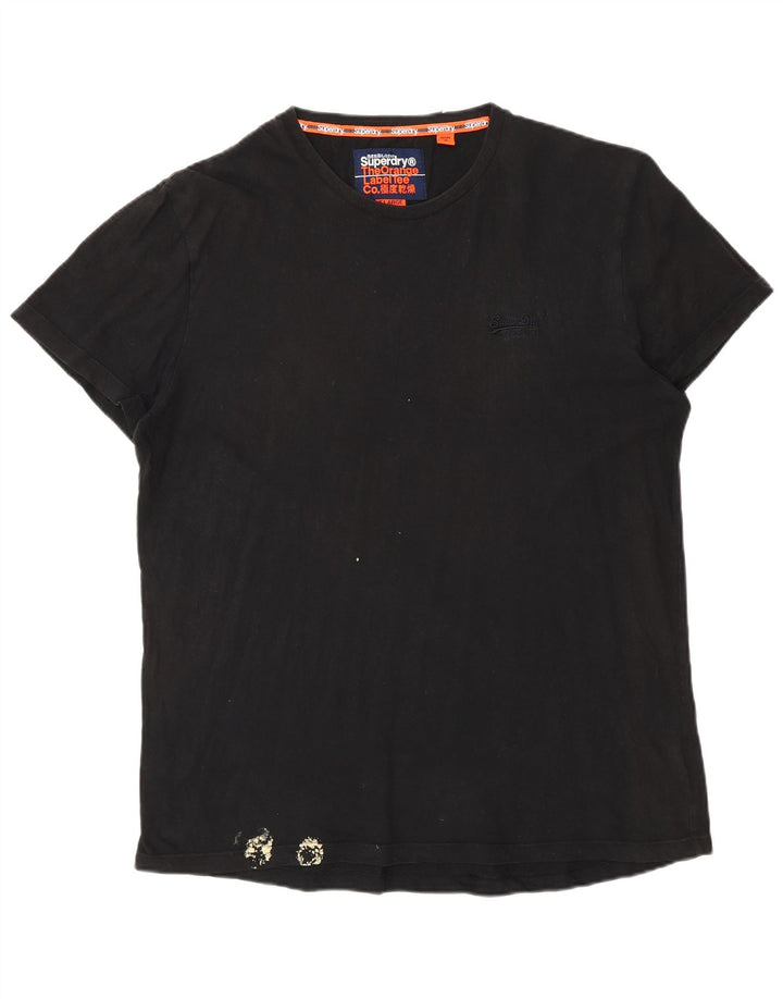 Superdry T-Shirt Homme Top XL Noir Coton