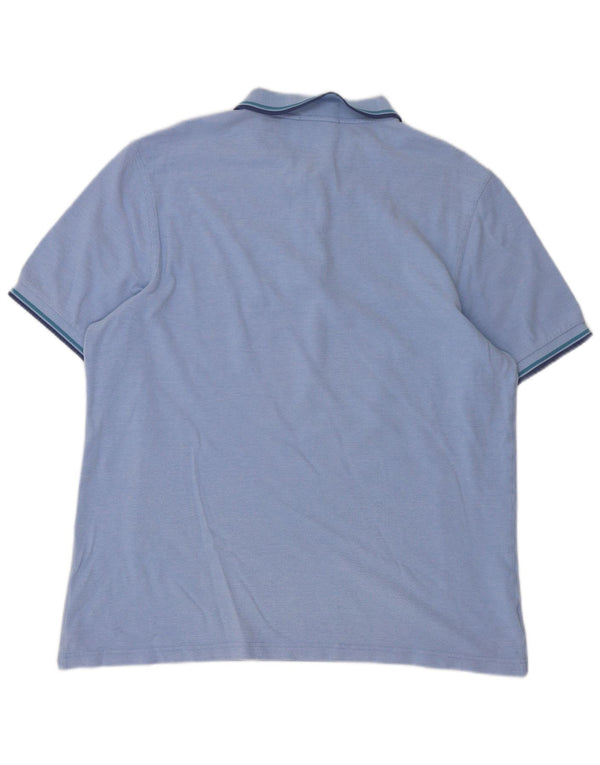Fred Perry Polo coupe slim pour homme 2XL en coton rayé bleu