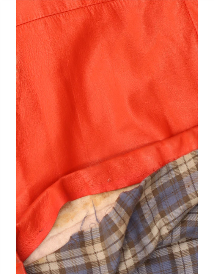 Igi & Igi Manteau en Cuir Femme IT 42 Rouge Moyen
