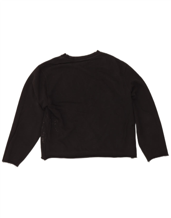 Levi's Sweat-Shirt Oversize Standard Femme UK 14 Noir Moyen